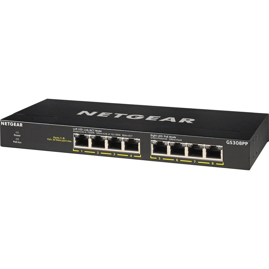 Switch de Red Netgear Business GS308PP Ethernet Switch - vista 1