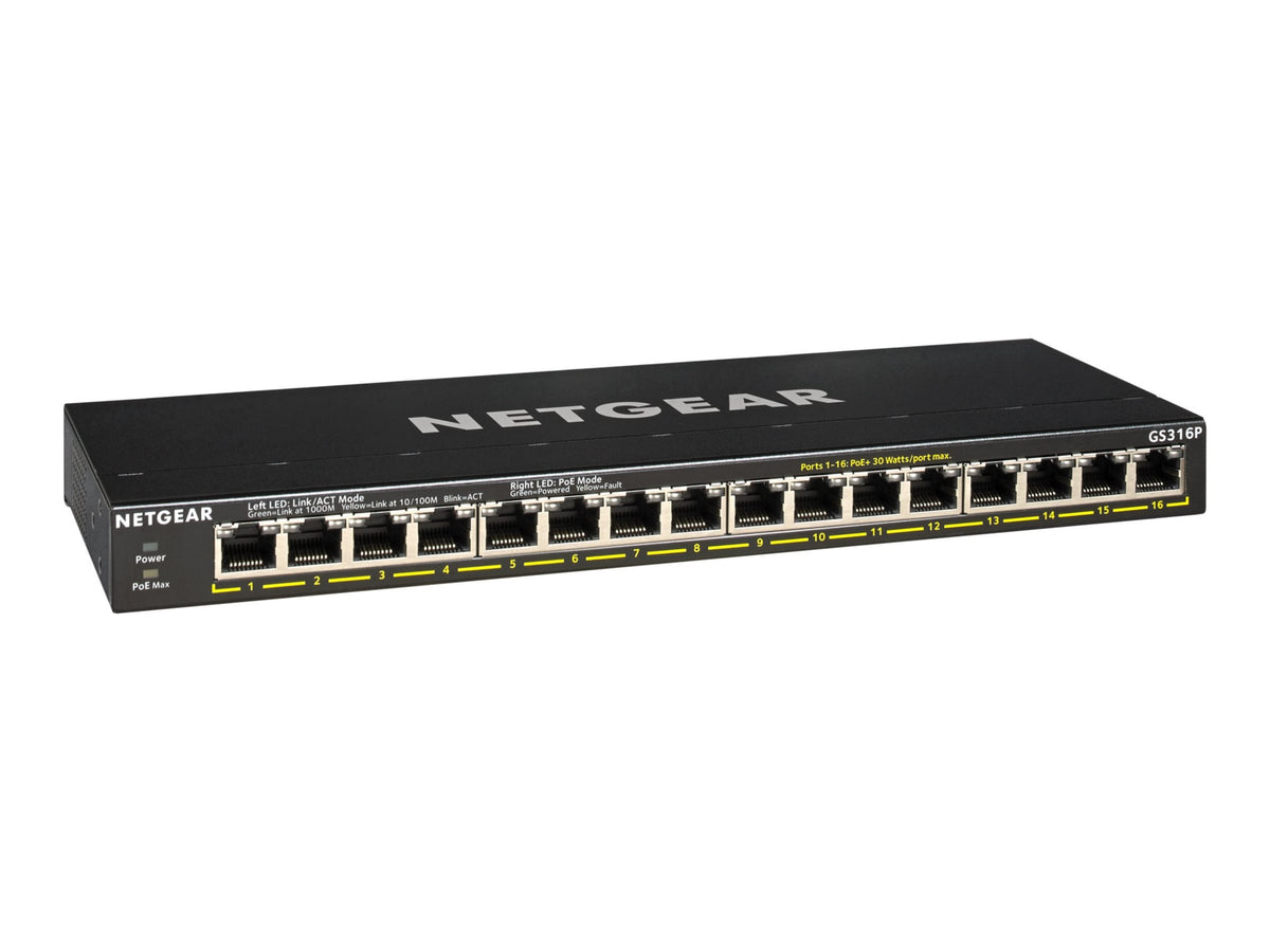 Switch de Red Netgear Business GS316P Ethernet Switch - vista 2