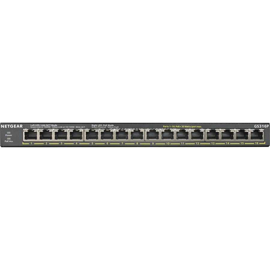 Switch de Red Netgear Business GS316P Ethernet Switch - vista 6