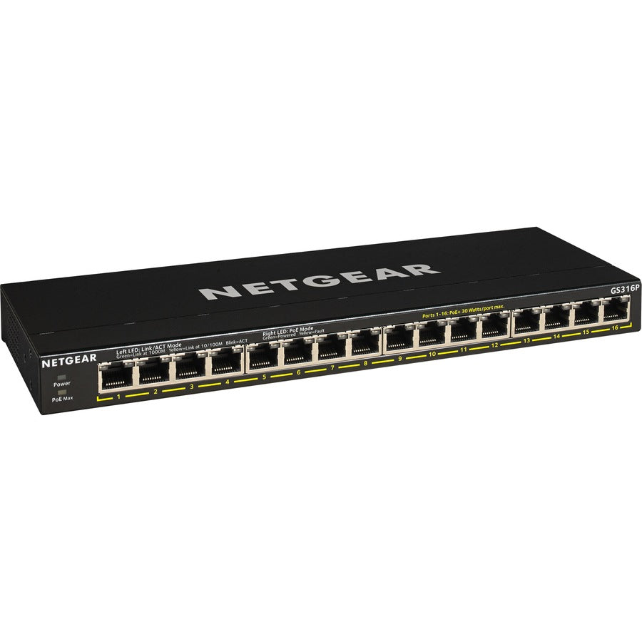 Switch de Red Netgear Business GS316P Ethernet Switch - vista 7