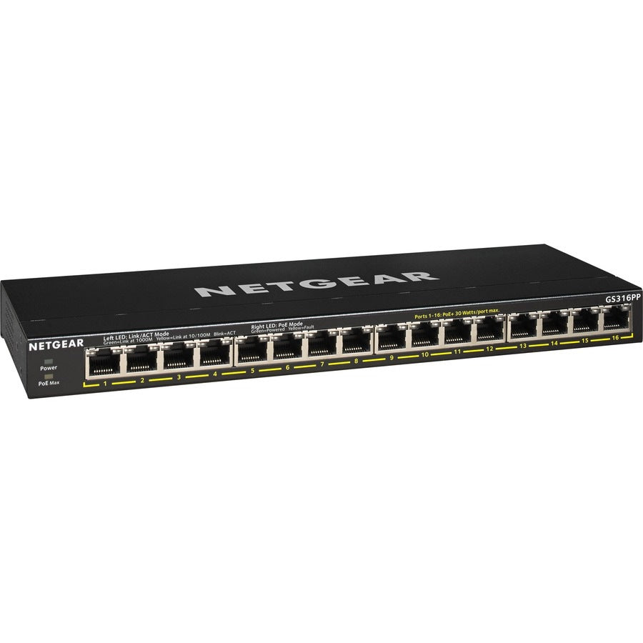 Switch de Red Netgear Business GS316PP Ethernet Switch - vista 1