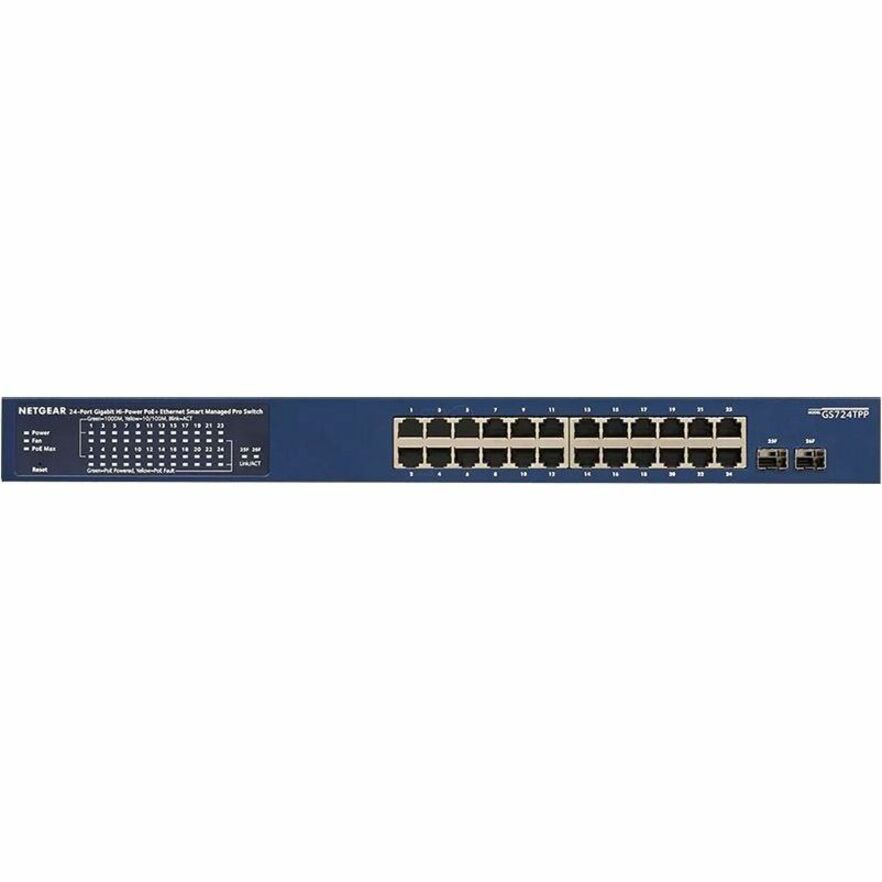 Switch de Red Netgear Business GS724TPP Ethernet Switch - vista 3