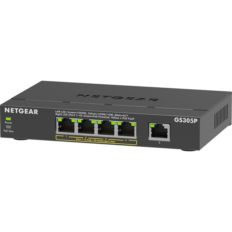 Switch de Red Netgear GS305P Ethernet Switch - vista 1