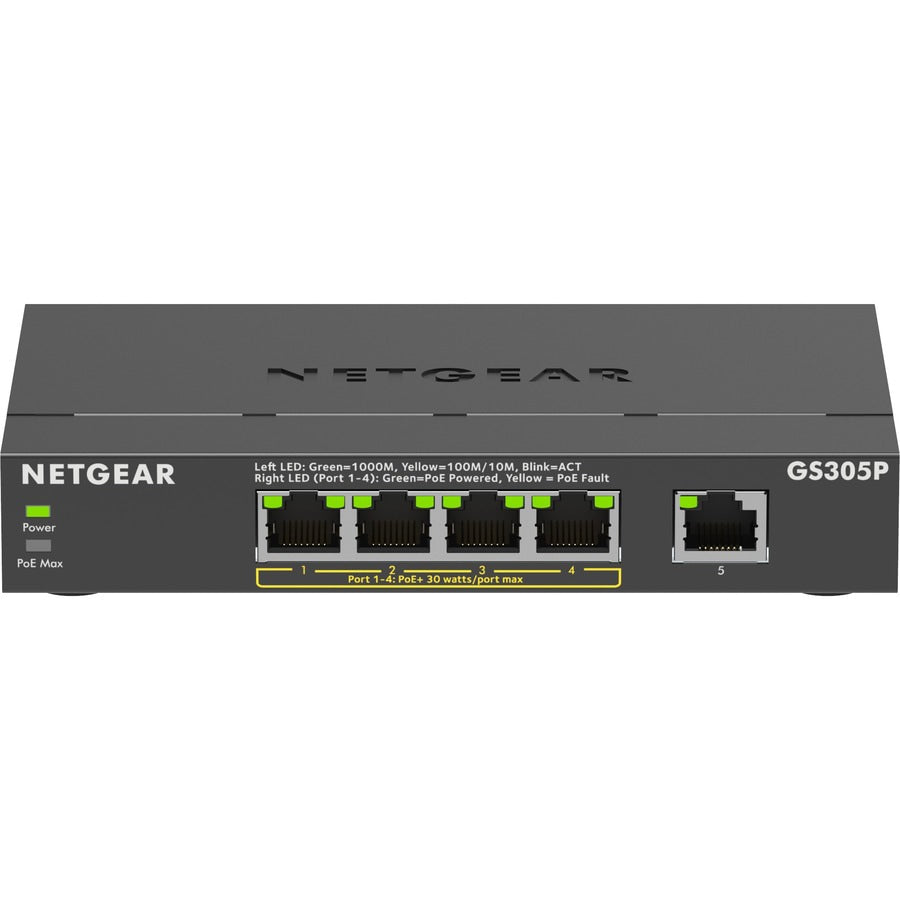Switch de Red Netgear GS305P Ethernet Switch - vista 2