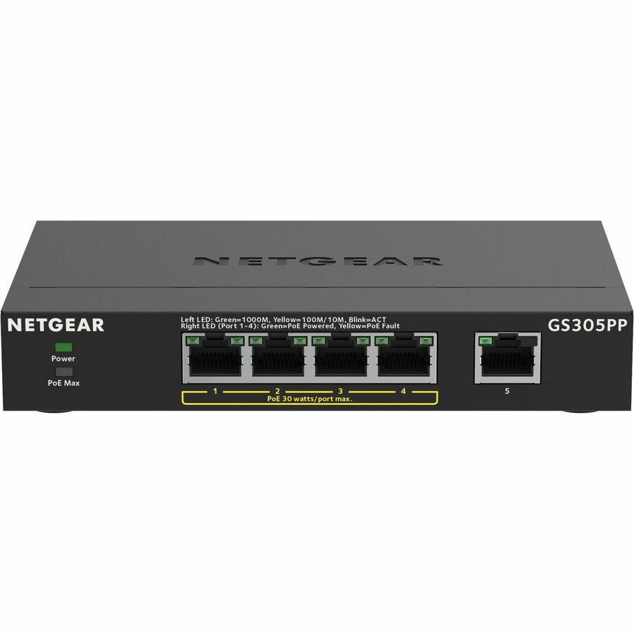 Switch de Red Netgear GS305PP Ethernet Switch - vista 3