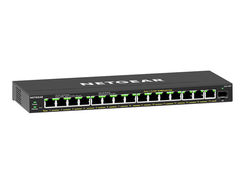 Switch de Red Netgear GS316EP Ethernet Switch - vista 2