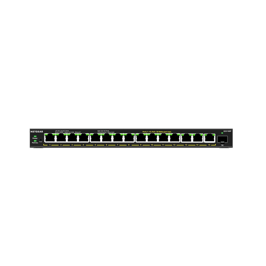 Switch de Red Netgear GS316EP Ethernet Switch - vista 6