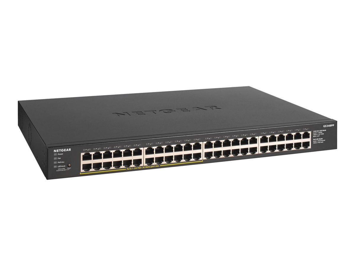 Switch de Red Netgear GS348PP Ethernet Switch - vista 2