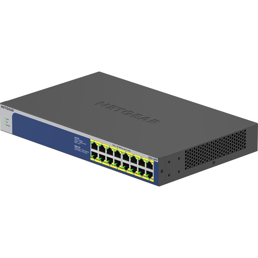 Switch de Red Netgear GS516PP Ethernet Switch - vista 1