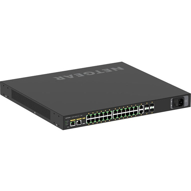 Switch de Red Netgear M4250-26G4XF-PoE+ AV Line Managed Switch - vista 7