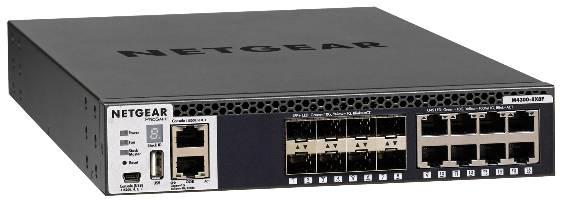 Switch de Red Netgear M4300 Stackable Managed Switch - vista 1