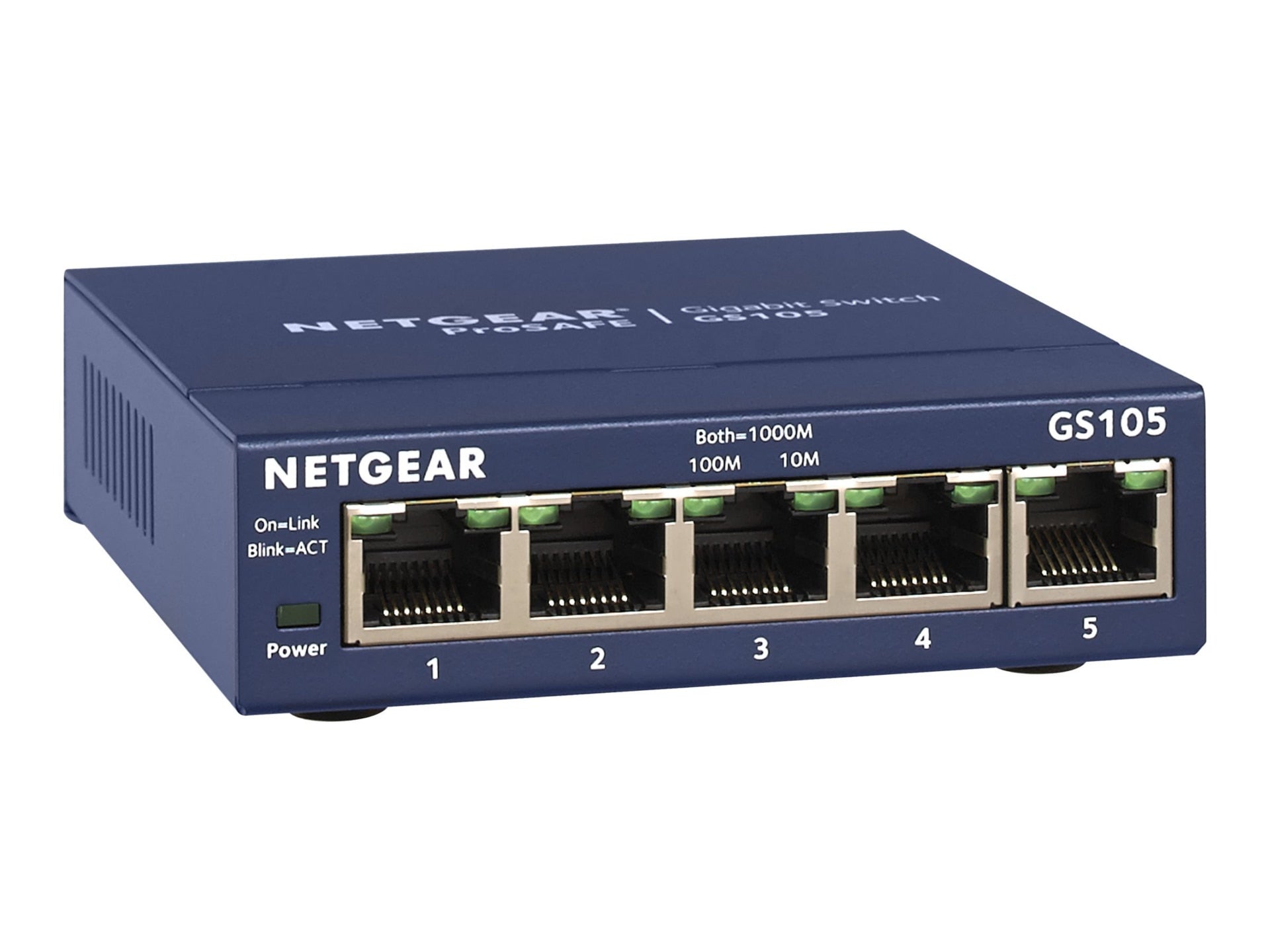 Switch de Red Netgear ProSafe GS105 Ethernet Switch - vista 1