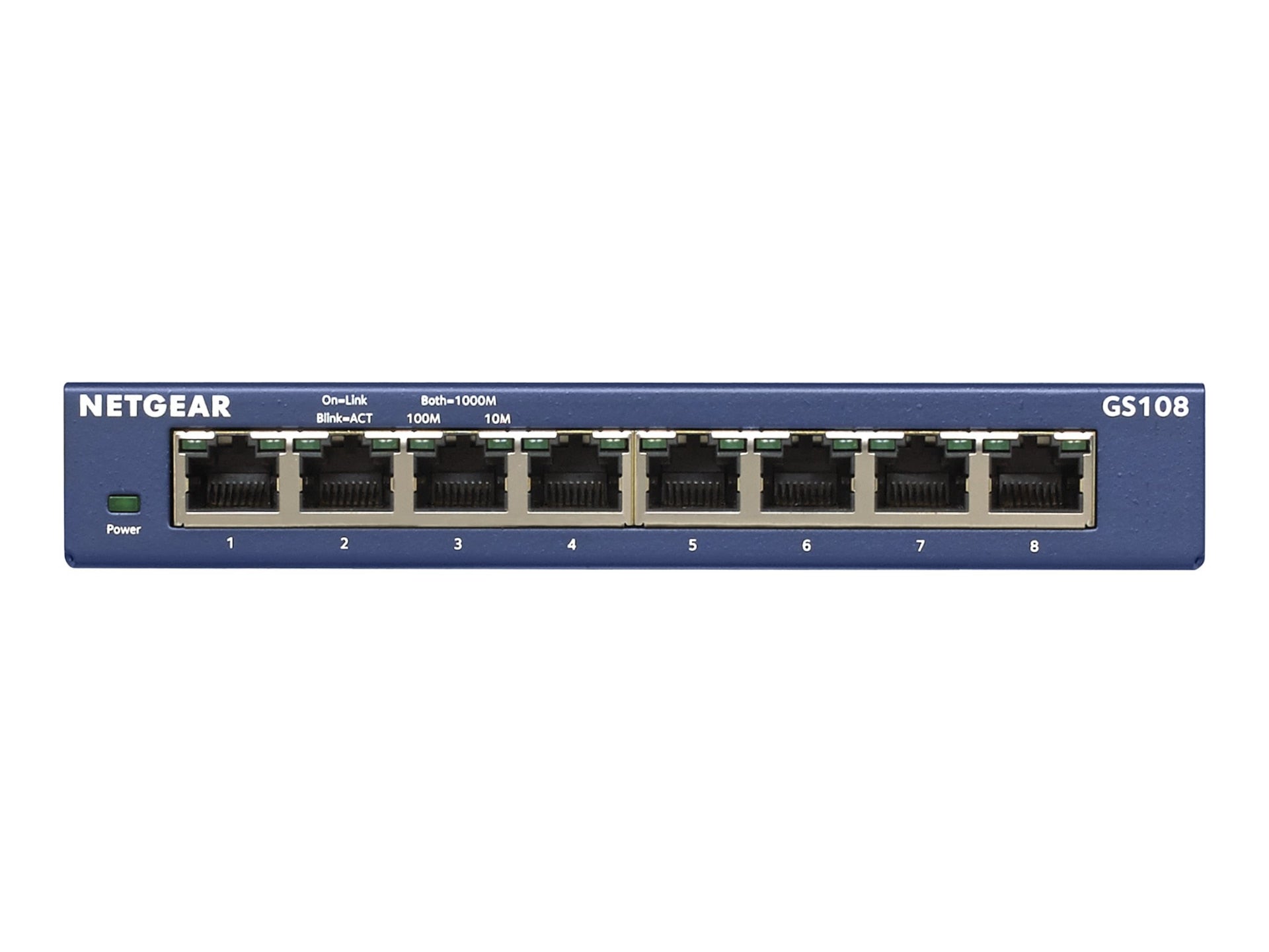 Switch de Red Netgear ProSafe GS108 Ethernet Switch - vista 2