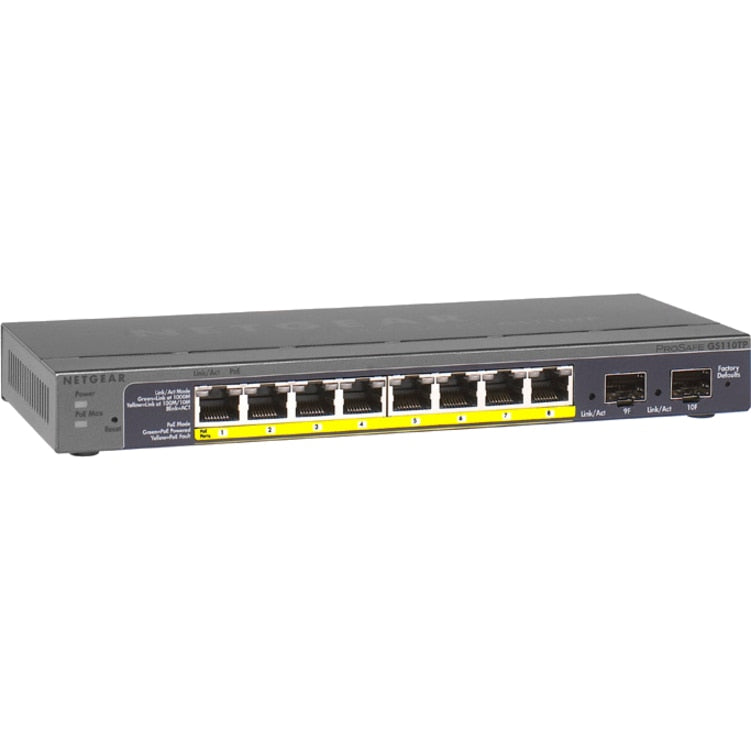Switch de Red Netgear ProSafe GS110TP Ethernet Switch - vista 3