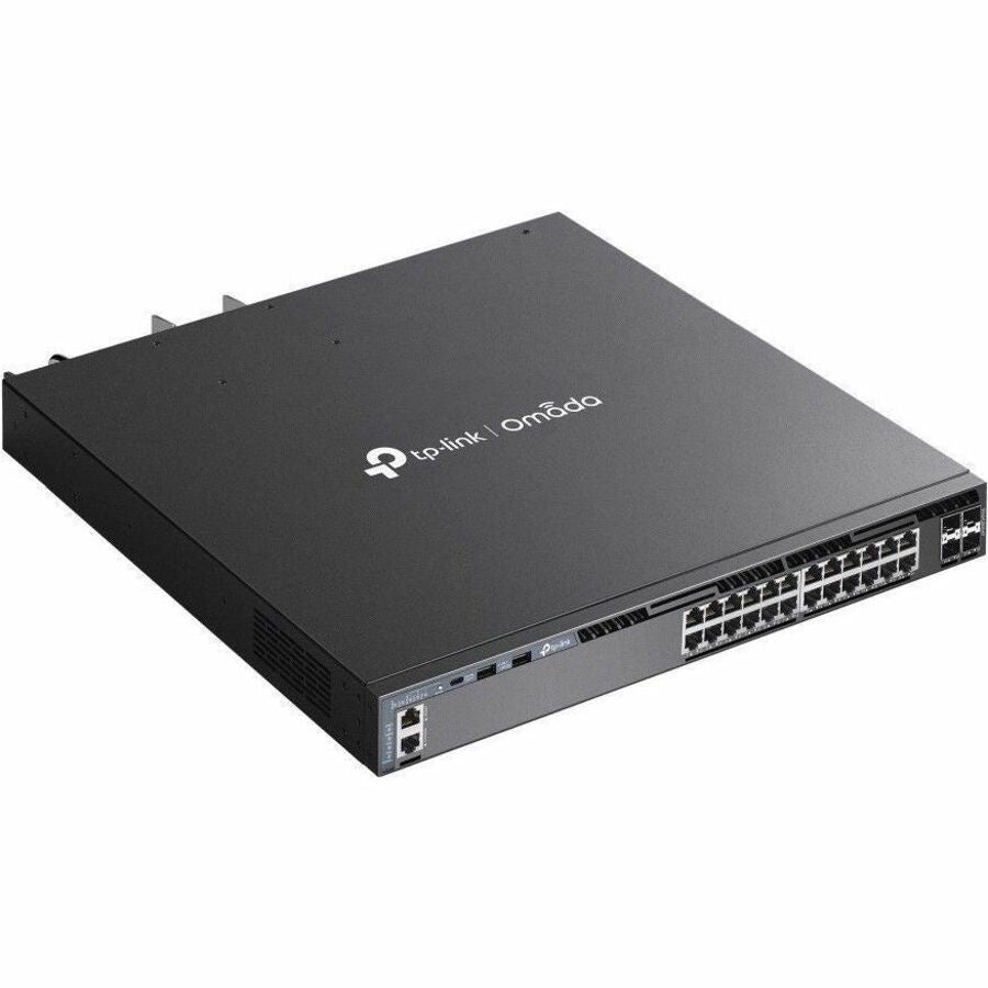 Switch de Red Omada Omada 24-Port Gigabit Stackable L3 Managed PoE+ Switch - vista 5
