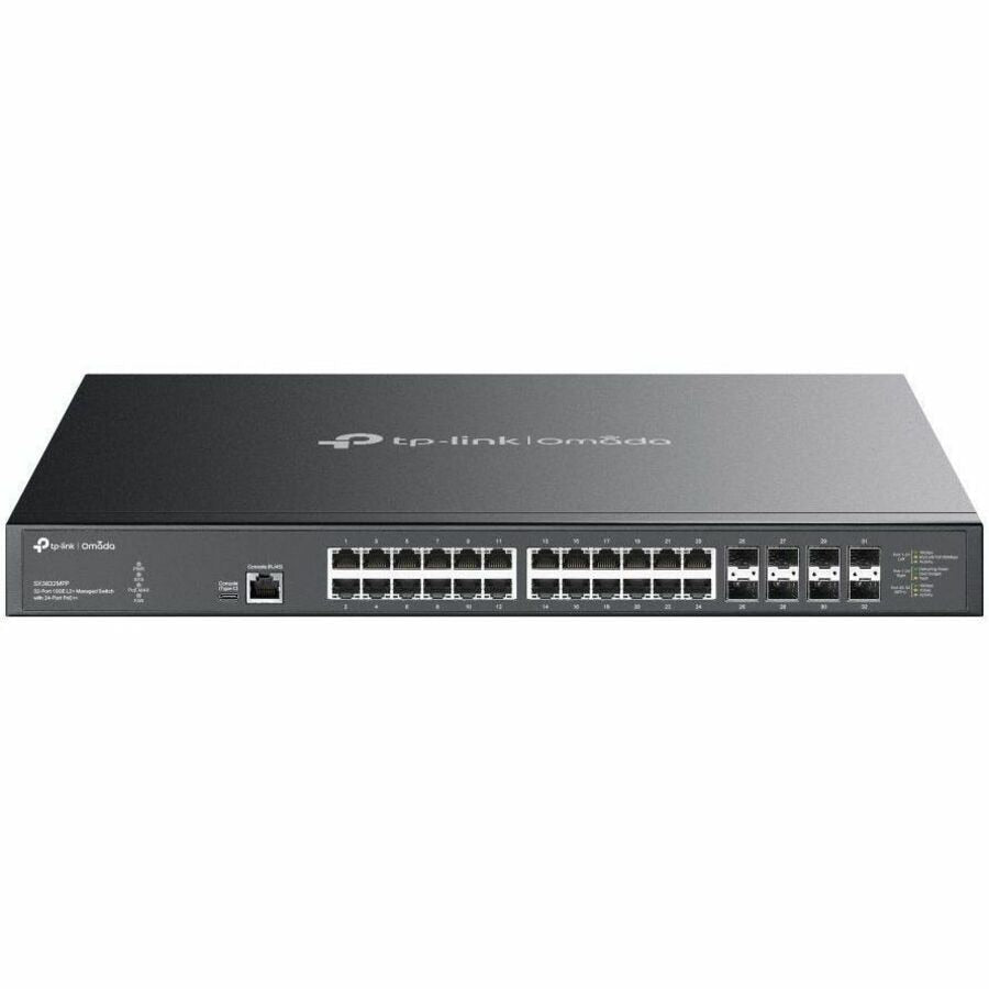 Switch de Red Omada Omada 32-Port 10GE L2+ Managed Switch - vista 1