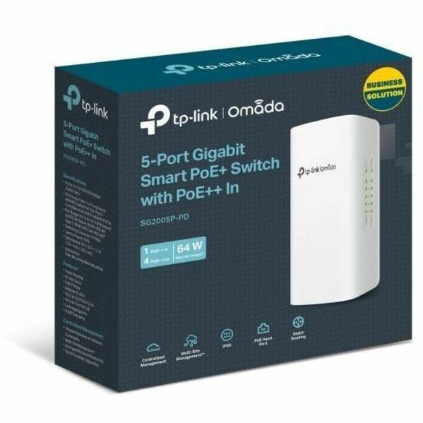 Switch de Red Omada Omada 5-Port Gigabit Smart Switch - vista 6