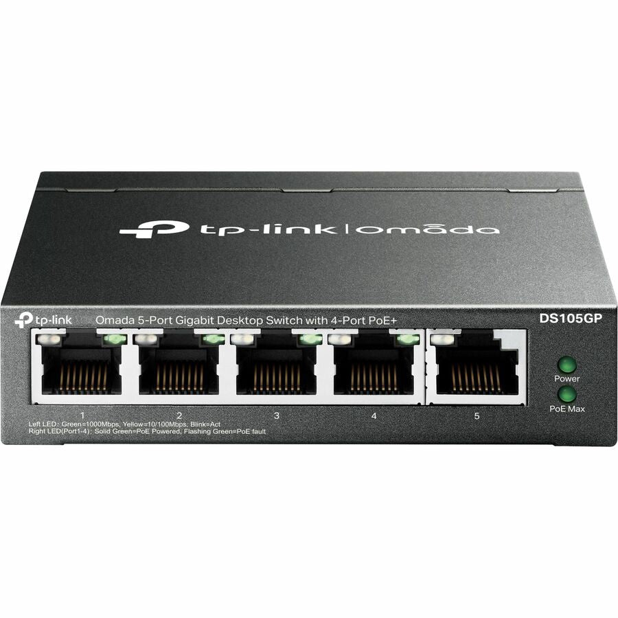 Switch de Red Omada Omada DS105GP 5-Ports Unmanaged Ethernet Switch - vista 3