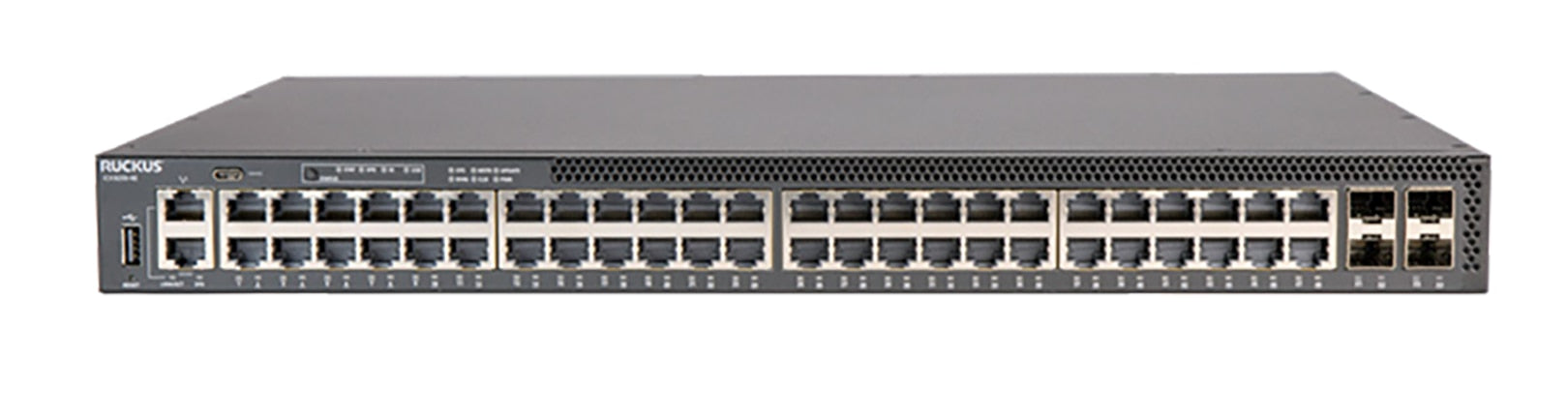 Switch de Red Ruckus 48x10/100/1000Mbps RJ-45 PoE Switch - vista 1