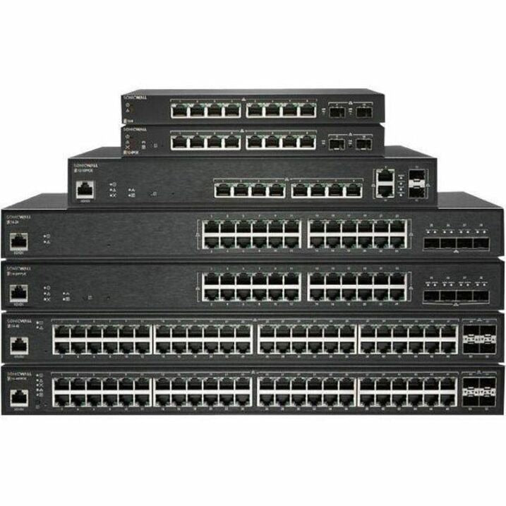 Switch de Red SonicWall SWITCH SWS14-24FPOE - vista 2