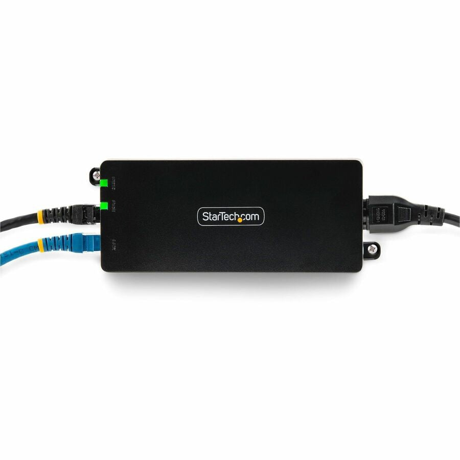 Switch de Red StarTech.com StarTech 1-Port 10Gbps Gigabit PoE++ Injector - vista 6