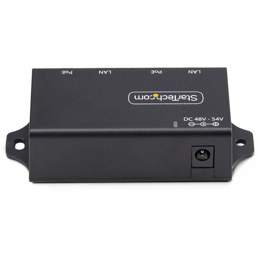 Switch de Red StarTech.com StarTech 2-Port Gigabit Midspan PoE+ Injector - vista 5