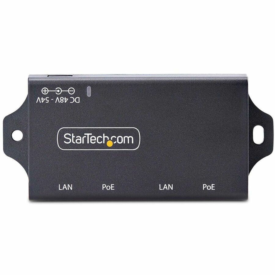 Switch de Red StarTech.com StarTech 2-Port Gigabit Midspan PoE+ Injector - vista 6