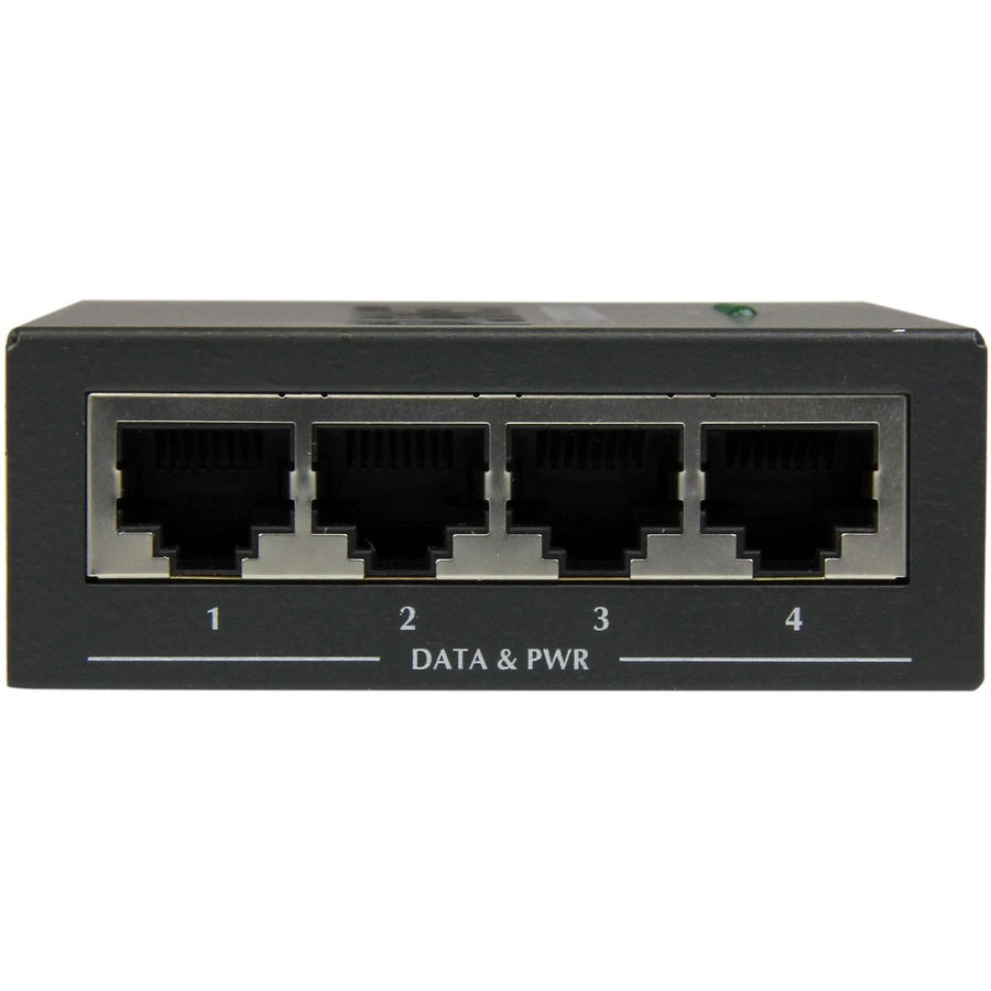 Switch de Red StarTech.com StarTech 4 Port Gigabit Midspan - vista 3