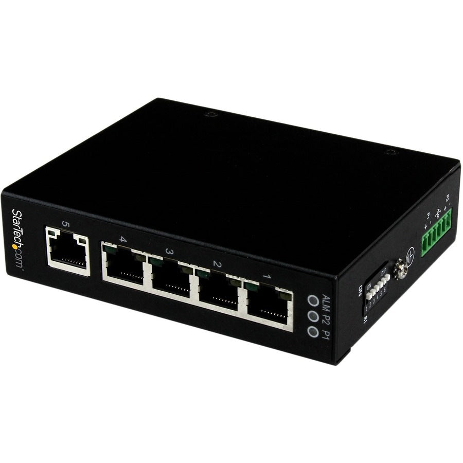 Switch de Red StarTech.com StarTech 5 Port Unmanaged Industrial Gigabit Ethernet Switch - vista 1