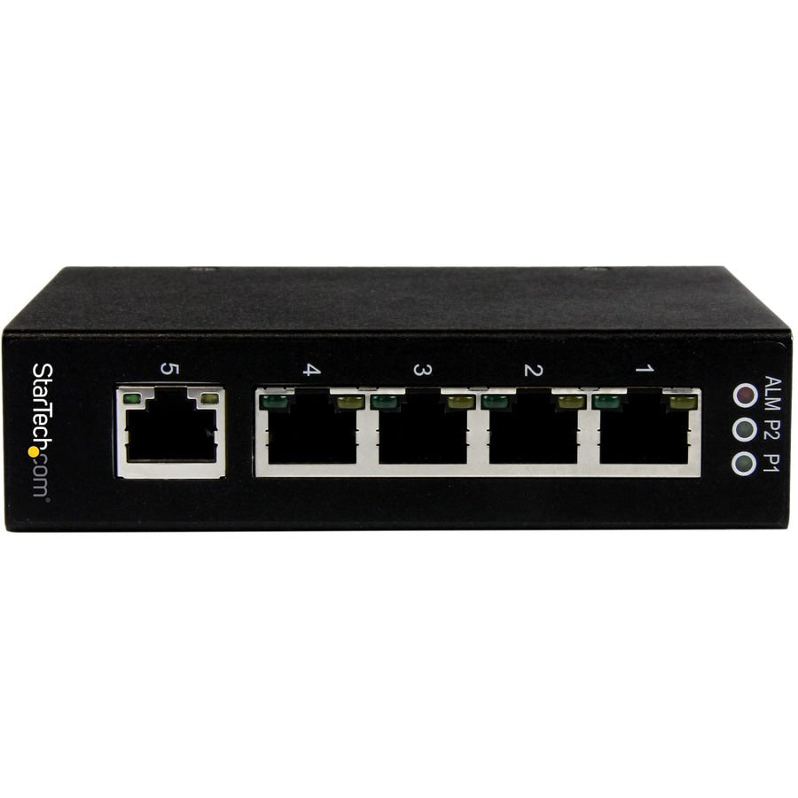Switch de Red StarTech.com StarTech 5 Port Unmanaged Industrial Gigabit Ethernet Switch - vista 2