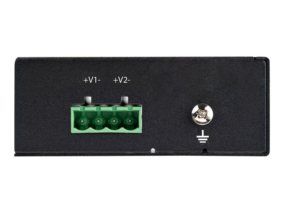 Switch de Red StarTech.com StarTech Industrial 5 Port Gigabit PoE Switch 30W - vista 5