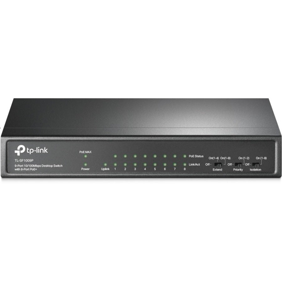 Switch de Red TP-Link TL-SF1009P - vista 1