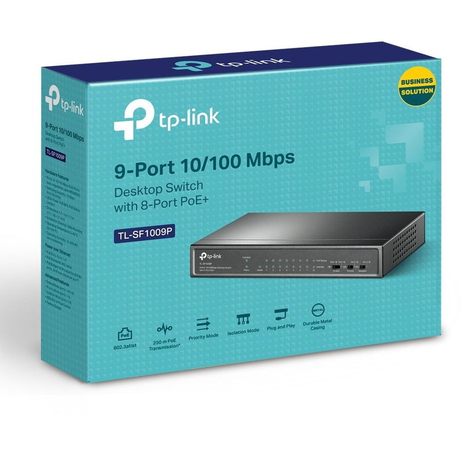 Switch de Red TP-Link TL-SF1009P - vista 7