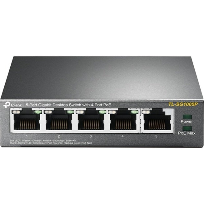 Switch de Red TP-Link TL-SG1005P - vista 1