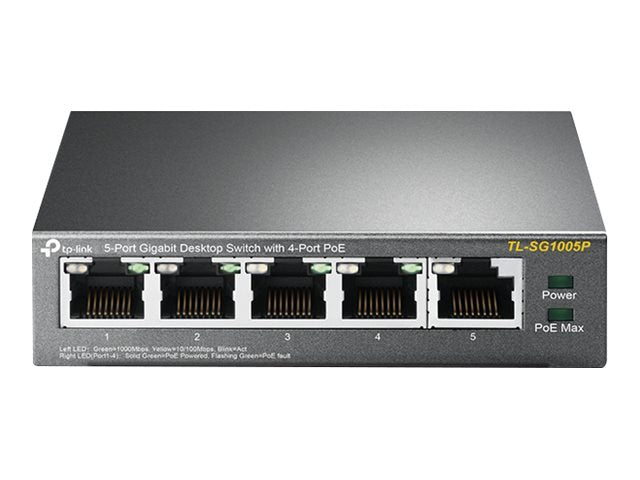Switch de Red TP-Link TL-SG1005P - vista 3