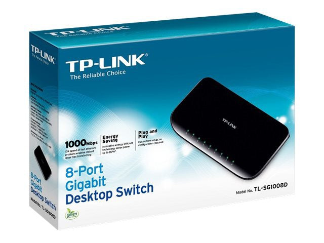 Switch de Red TP-LINK TL-SG1008D - vista 4