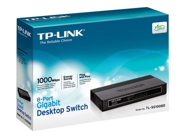 Switch de Red TP-LINK TL-SG1008D - vista 5