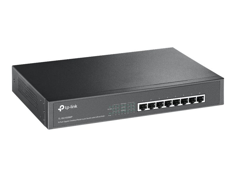 Switch de Red TP-Link TL-SG1008MP - vista 2