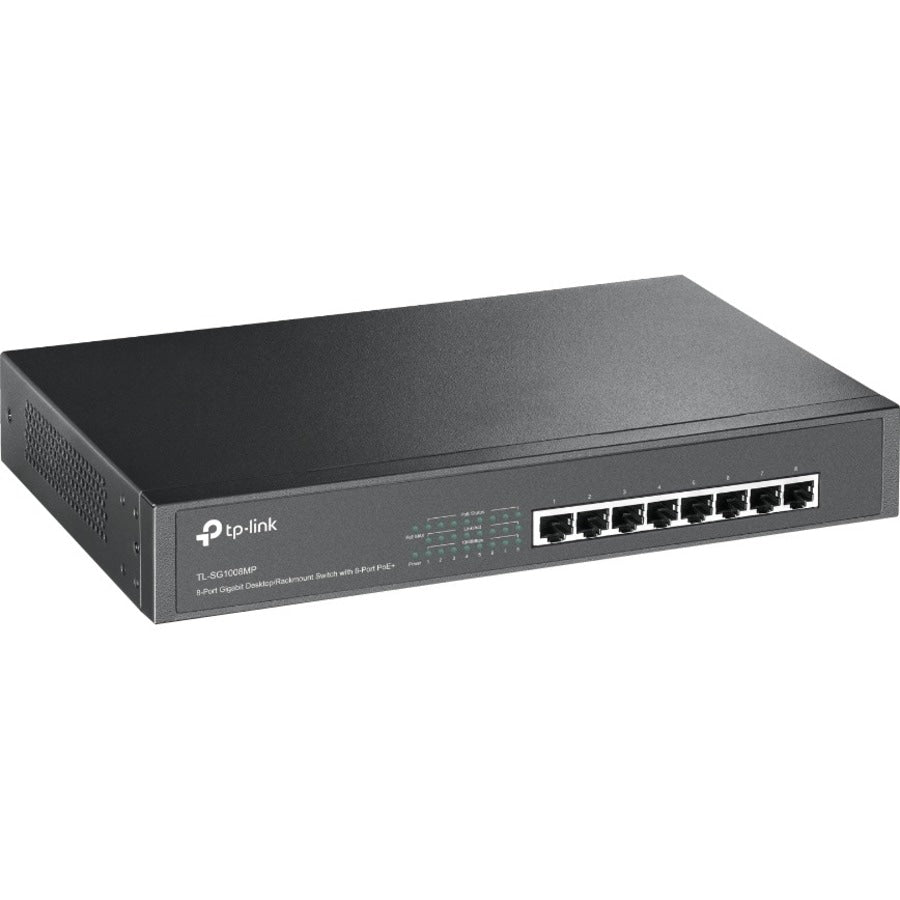 Switch de Red TP-Link TL-SG1008MP - vista 5
