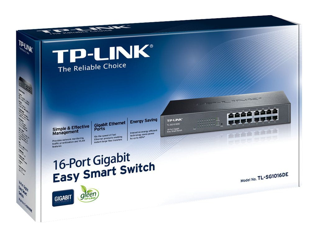 Switch de Red TP-LINK TL-SG1016DE - vista 3