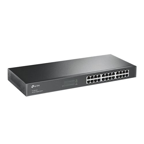 Switch de Red TP-Link TL-SG1024 24 Puertos Gigabit No Administrable Rack 1U — vista en diagonal