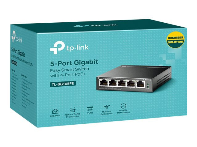 Switch de Red TP-Link TL-SG105PE - vista 3