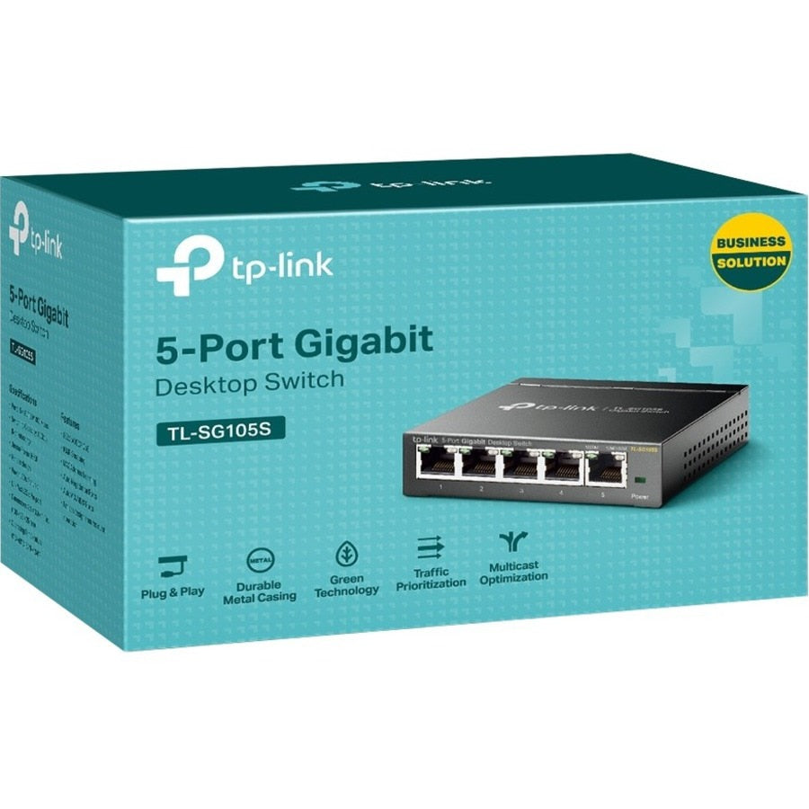 Switch de Red TP-Link TL-SG105S - vista 4