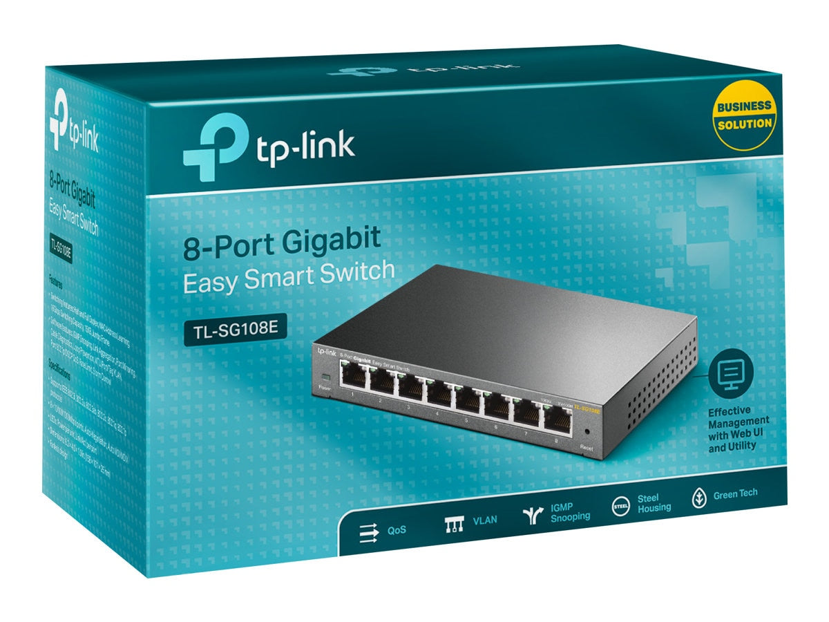 Switch de Red TP-LINK TL-SG108E - vista 5