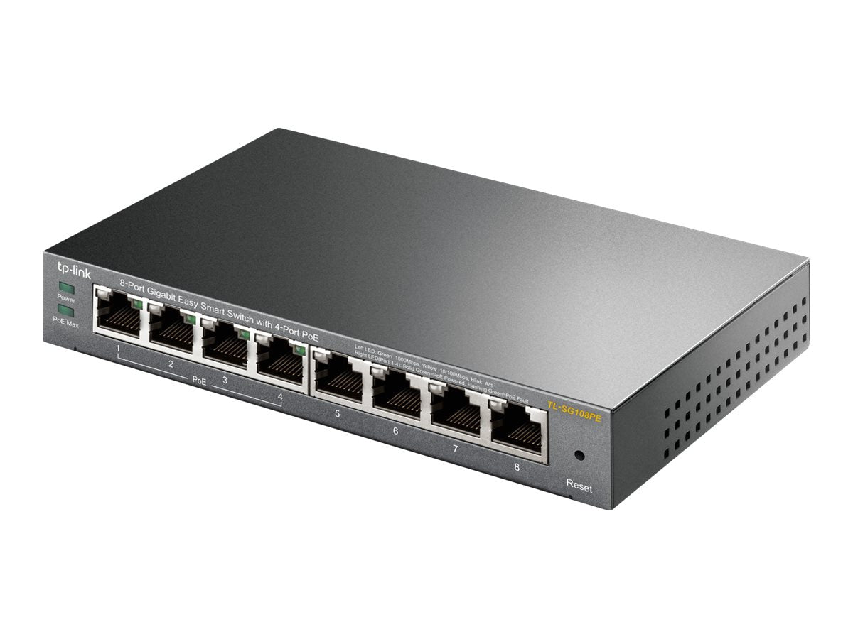 Switch de Red TP-Link TL-SG108PE - vista 2