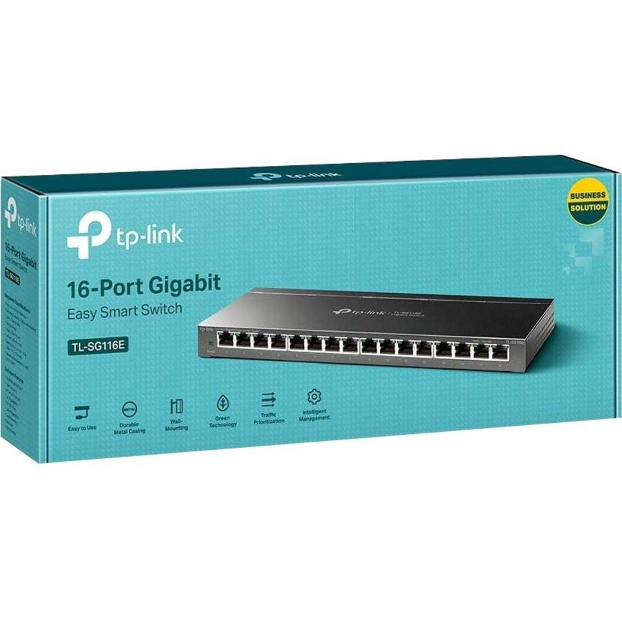 Switch de Red TP-Link TL-SG116E - vista 2