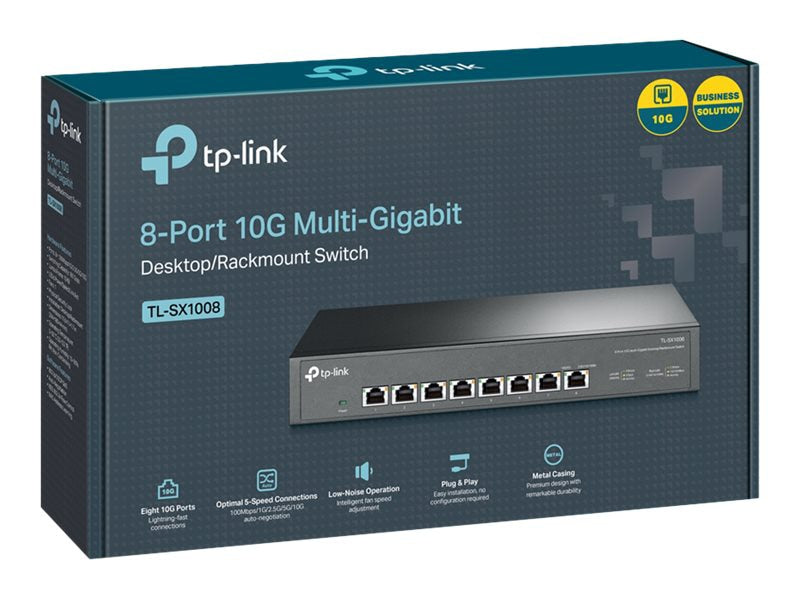 Switch de Red TP-Link TL-SX1008 - vista 5