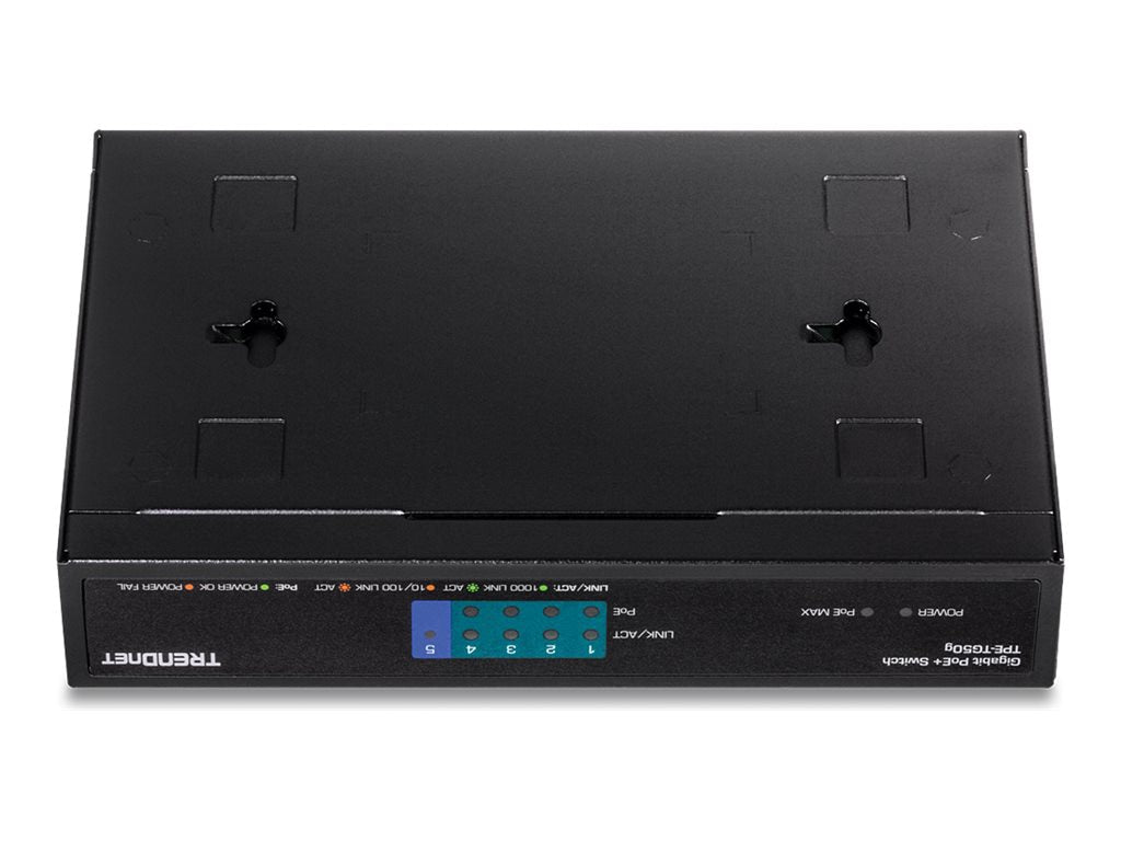 Switch de Red TRENDnet 5-Port Gigabit PoE+ Switch - vista 4