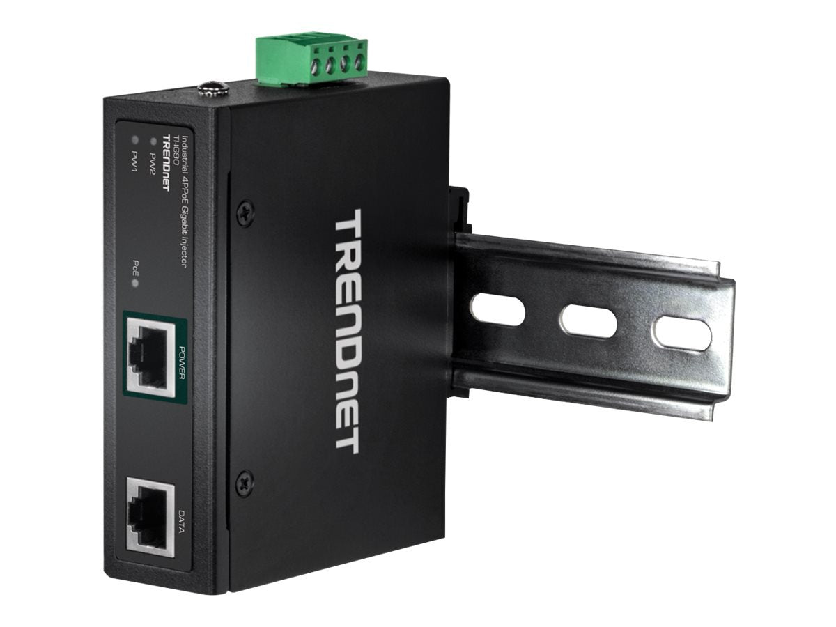 Switch de Red TRENDnet Industrial 95W Gigabit PoE++ Injector - vista 2