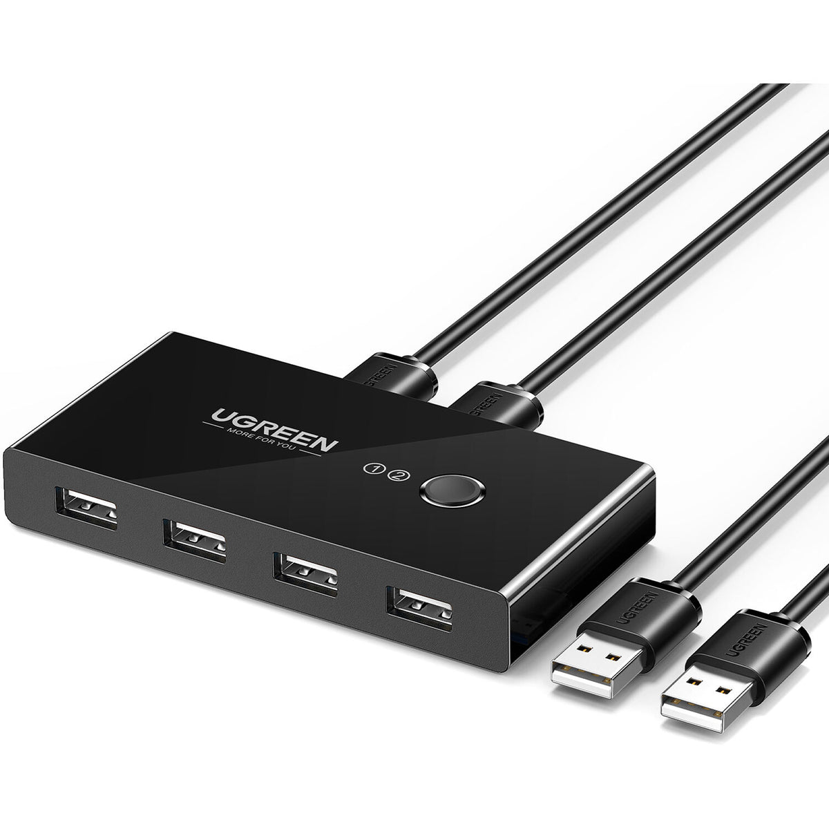 Switch USB UGreen USB 2.0 Selector 2 PC comparten 4 Dispositivos - vista principal
